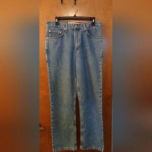 LEVIS Vintage Blue Denim Jeans Relaxed Fit 550 Made In USA